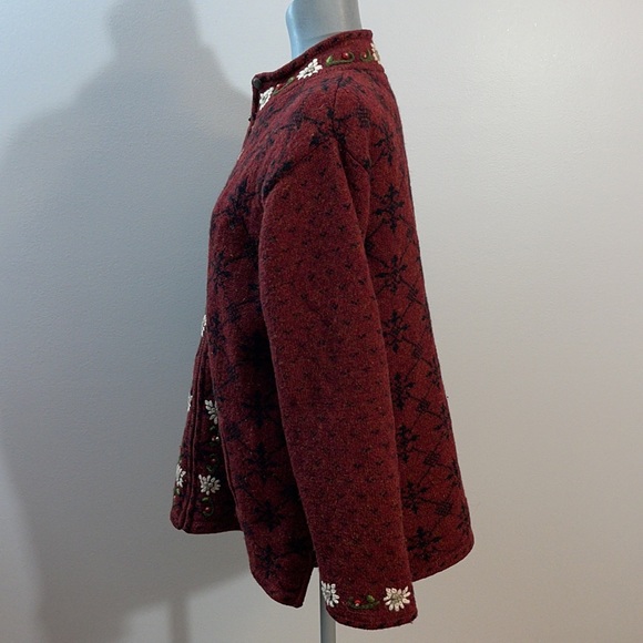 Simons Contemporaine Floral Wool Lined Jacket - Picture 10 of 16